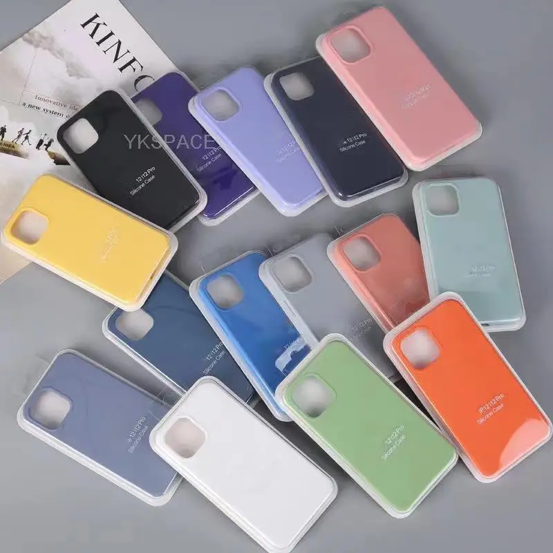 Luxury Candy Color Liquid Silicone Soft Matte Phone Case