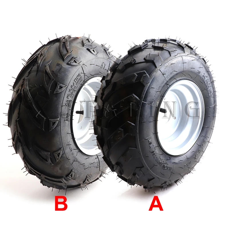 

7 inch off-road wheels 16x8-7 Tubeless tire & Wheel Hub for ATV Buggy lawn mower snow plow Quad Bike vacuum Tyre parts