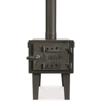 Outdoor Wood Burning Stove, Portable with Chimney Pipe for Cooking, Camping, Tent, Hiking, Fishing, Backpacking 2