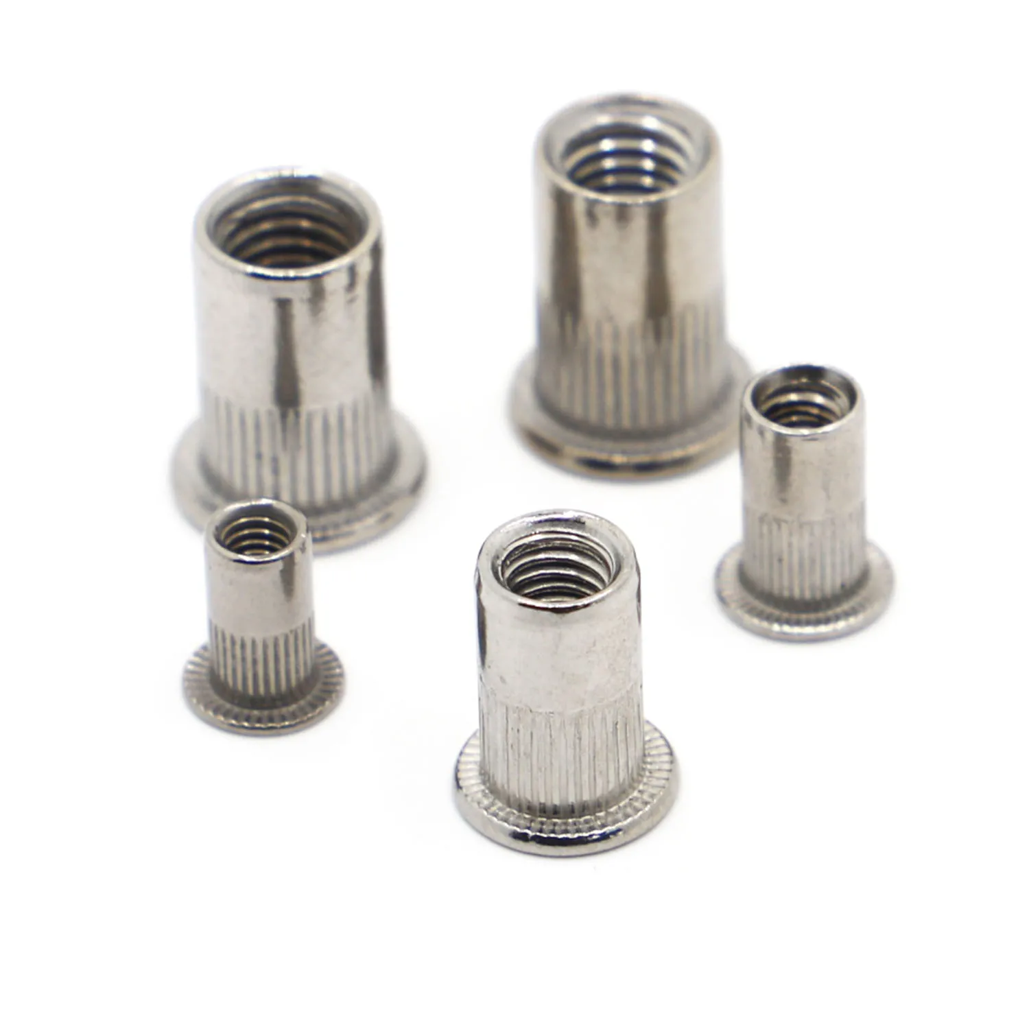 M3 M4 M5 M6 M8 M10 M12 304 Stainless Steel Rivnut Small Countersunk Head Riveted Nuts Insert Nutsert Cap Rivet Nut