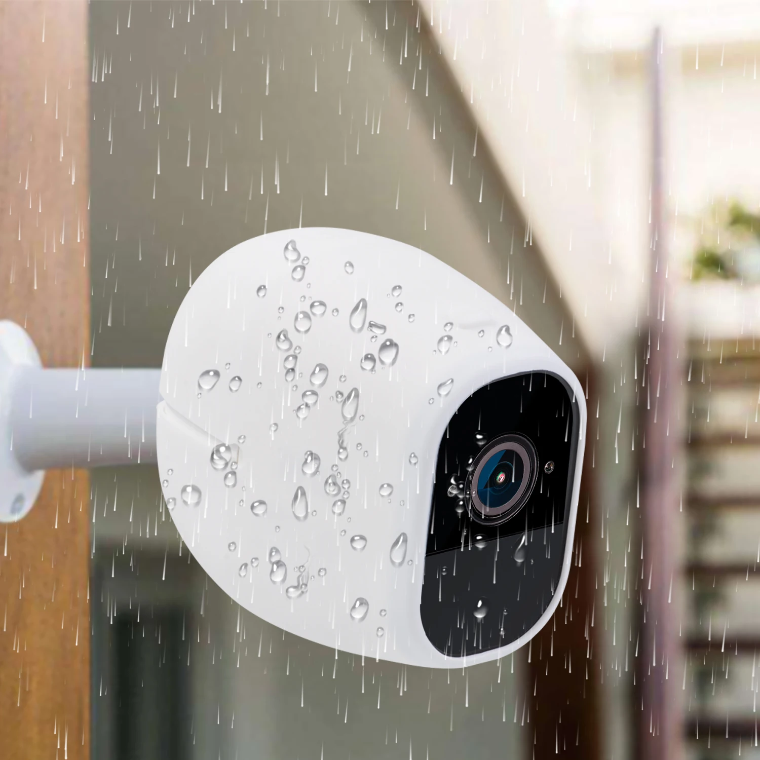 4Pcs White Silicone Cover for Arlo Ultra/Ultra 2 & Arlo Pro 3/Pro 4 Weatherproof Protective Case Camera Security Skins