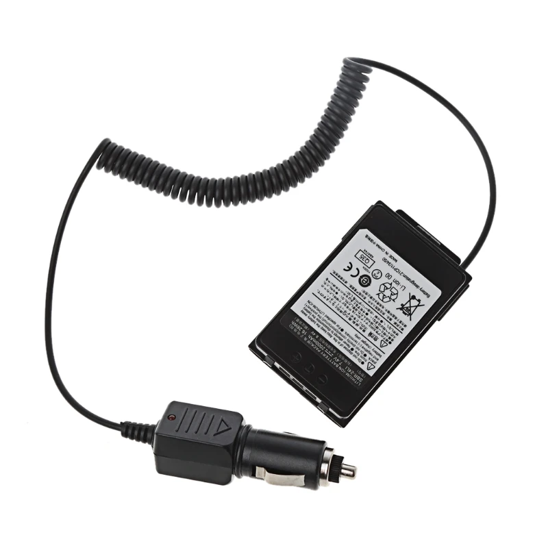 Eliminatore Di Batteria Per Caricabatteria Da Auto 12-24V Per Yaesu Ft-70D Ft70D Ft-70Dr Ft70Dr Ft-70Ds Ft70Ds Walkie Talkie