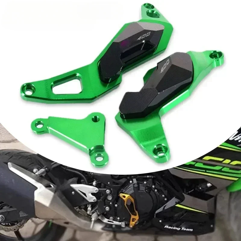 Motorcycle CNC Engine Protective Cover Fairing Guard Sliders Crash Pad for KAWASAKI Z400 NINJA400 Ninja 400 Z 400 -