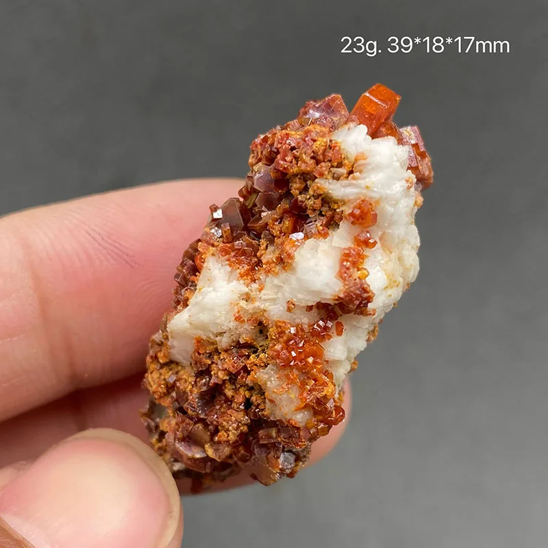 100%  Natural Vanadinite  Mineral Specimens Stones and Crystals Healing Crystal