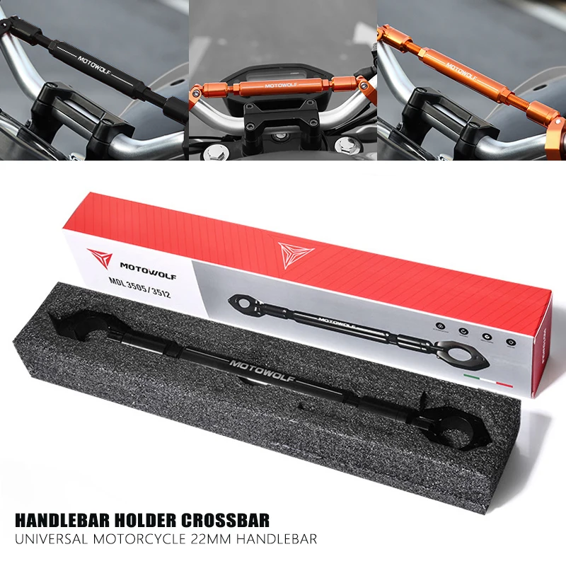 

Держатель для руля, многофункциональная крутая перекладина 22 мм, для мотоциклов Suzuki, Yamaha, Honda, BMW