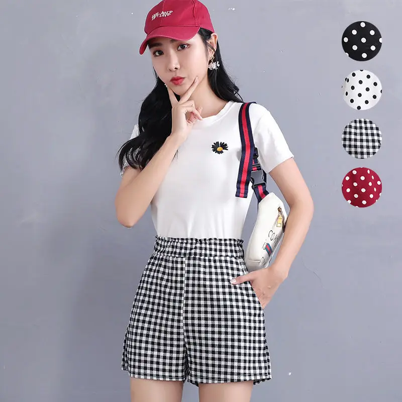 Short Pants for Women To Wear Beach Womens Shorts Mini Elastic Waist Pocket High XL Elegant Fashion Casual Classic Aesthetic Hot