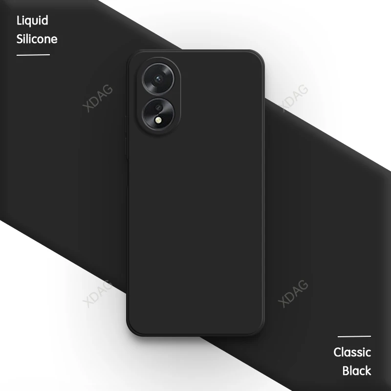 Premium Fluid Silicone Phone Case - Soft High-Quality Straight Edge Back Cover