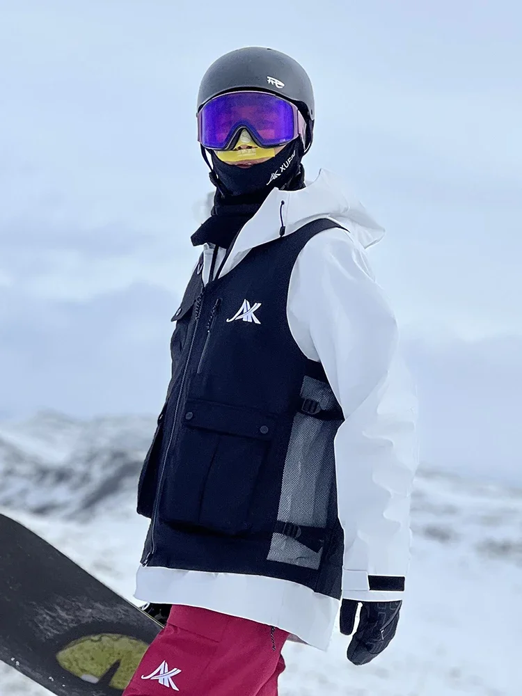 XNOW 3L Ski Clothes Men Skiing Vest Winter Women Outdoor Professional Windproof Waterproof Snowboarding Tracksuit Snow Clothing