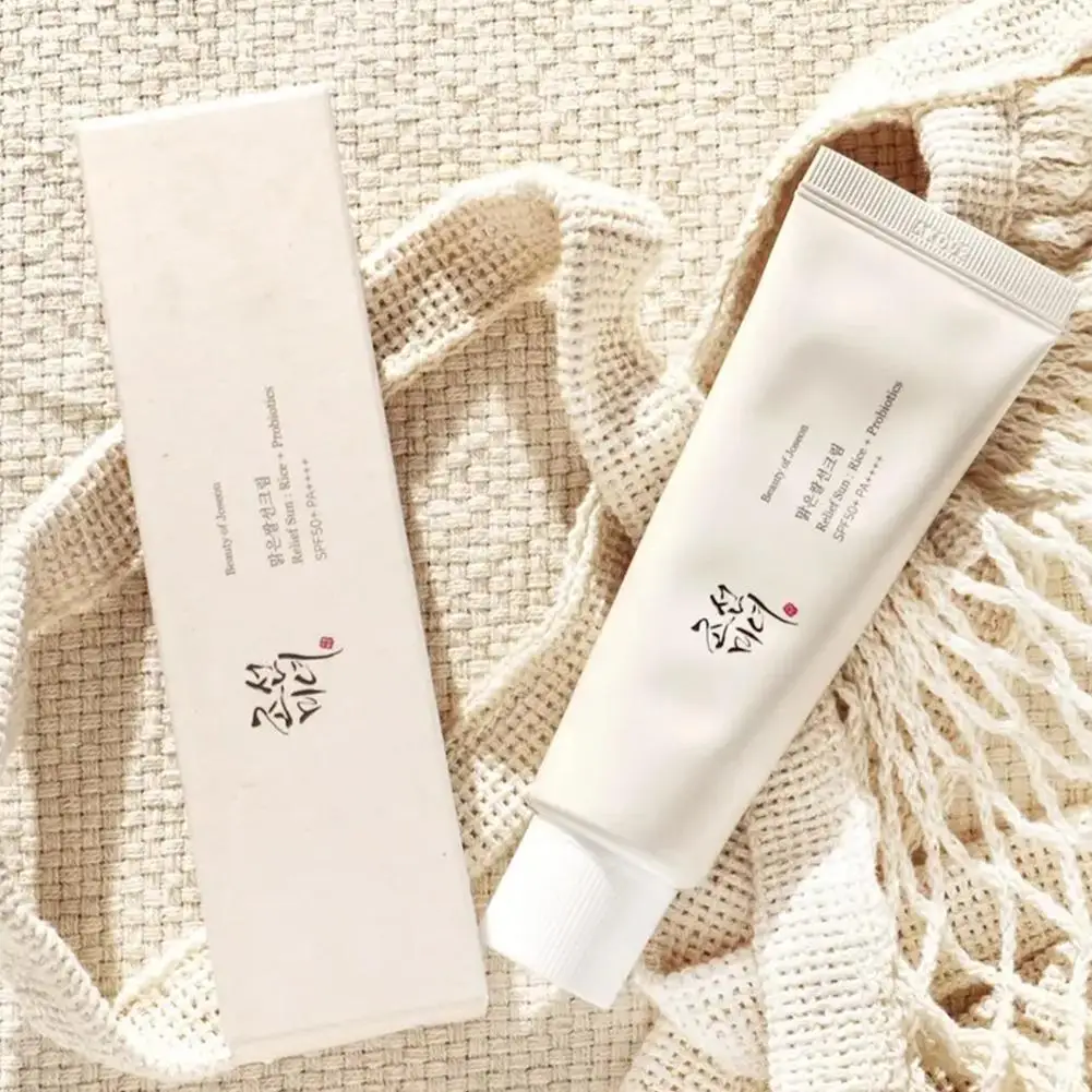 Sunscreen Cream Rice Probiotic Organic Waterproof Oil-free Spectrum SPF 50+ Skin Care 5/3/1pcs