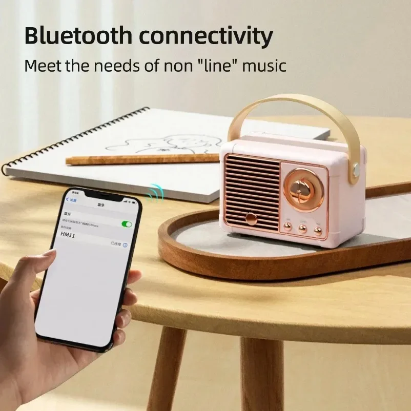 Description Picture 5 of itemHM11 Portable Bluetooth Speaker Wireless Bass Subwoofer Waterproof Outdoor Beach Car Stereo Loudspeaker Music Box
