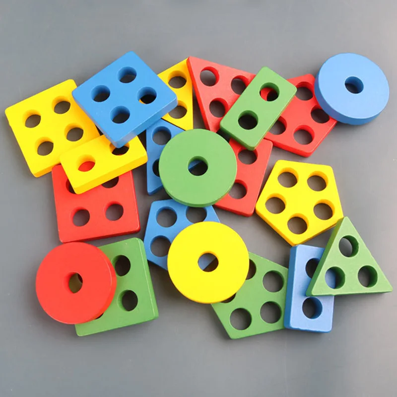Montessori Shape Stacking Toy 4