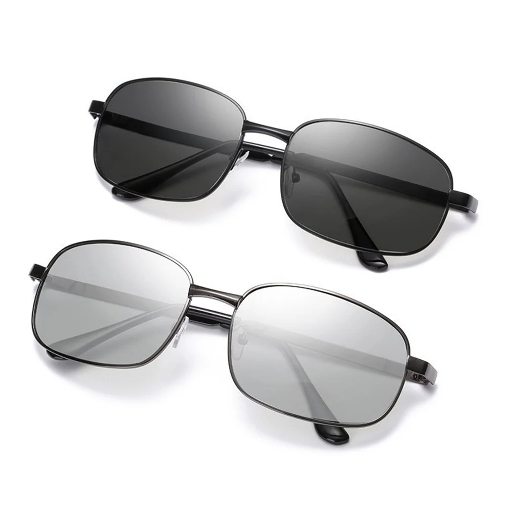 Classic Mens Polarized Sunglasses Photochromic Driving Glasses Change Color Male Sun Glasses Day Night Vision Driver's Eyewear