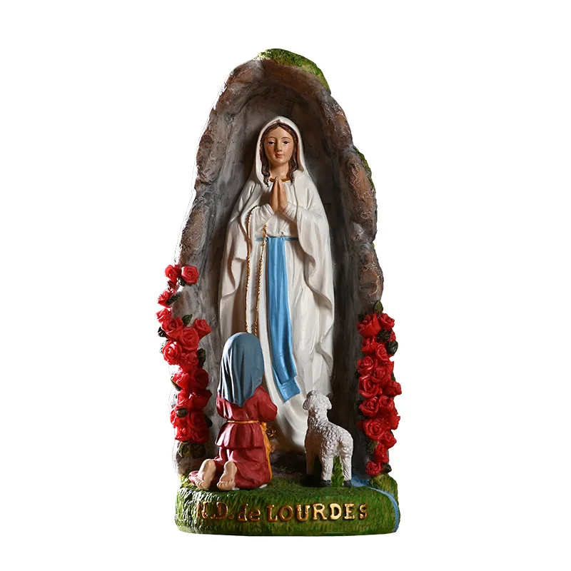 Resin Jesus Virgin Mary Madonna Joseph Bishop Nun Catholic Religious Statue Sculpture Easter Figurines Figures Decoration Gift