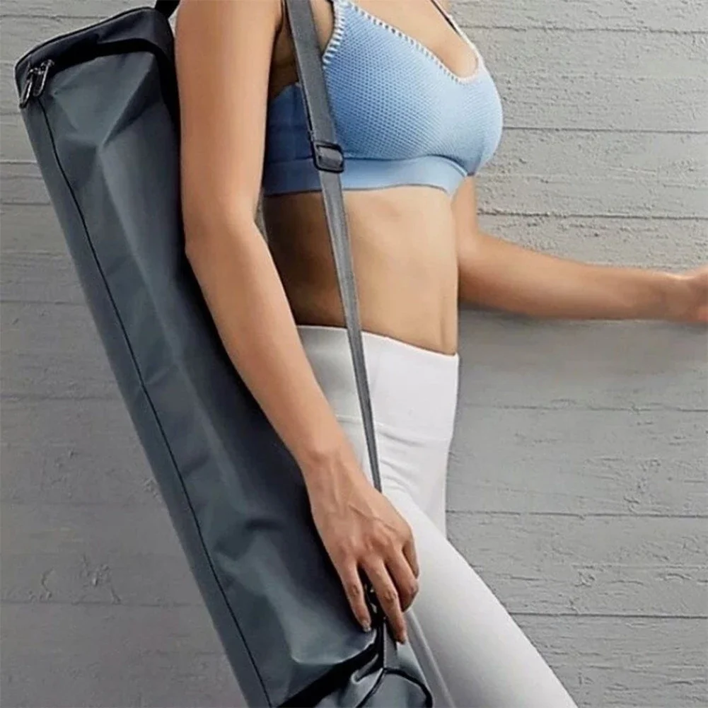 72x16CM 600D Oxford Mat Bag With Adjustable Shoulder Strap Large Capacity Foldable Storage Carrier For Outdoor Gym Fitness