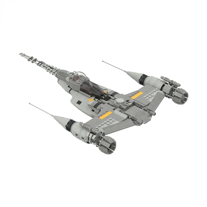 

Space Wars MOC Battle Aircraft N-1 Fighter Building Blocks Kit For Naboo Airplane Bricks Model Toys For Children Birthday Gifts