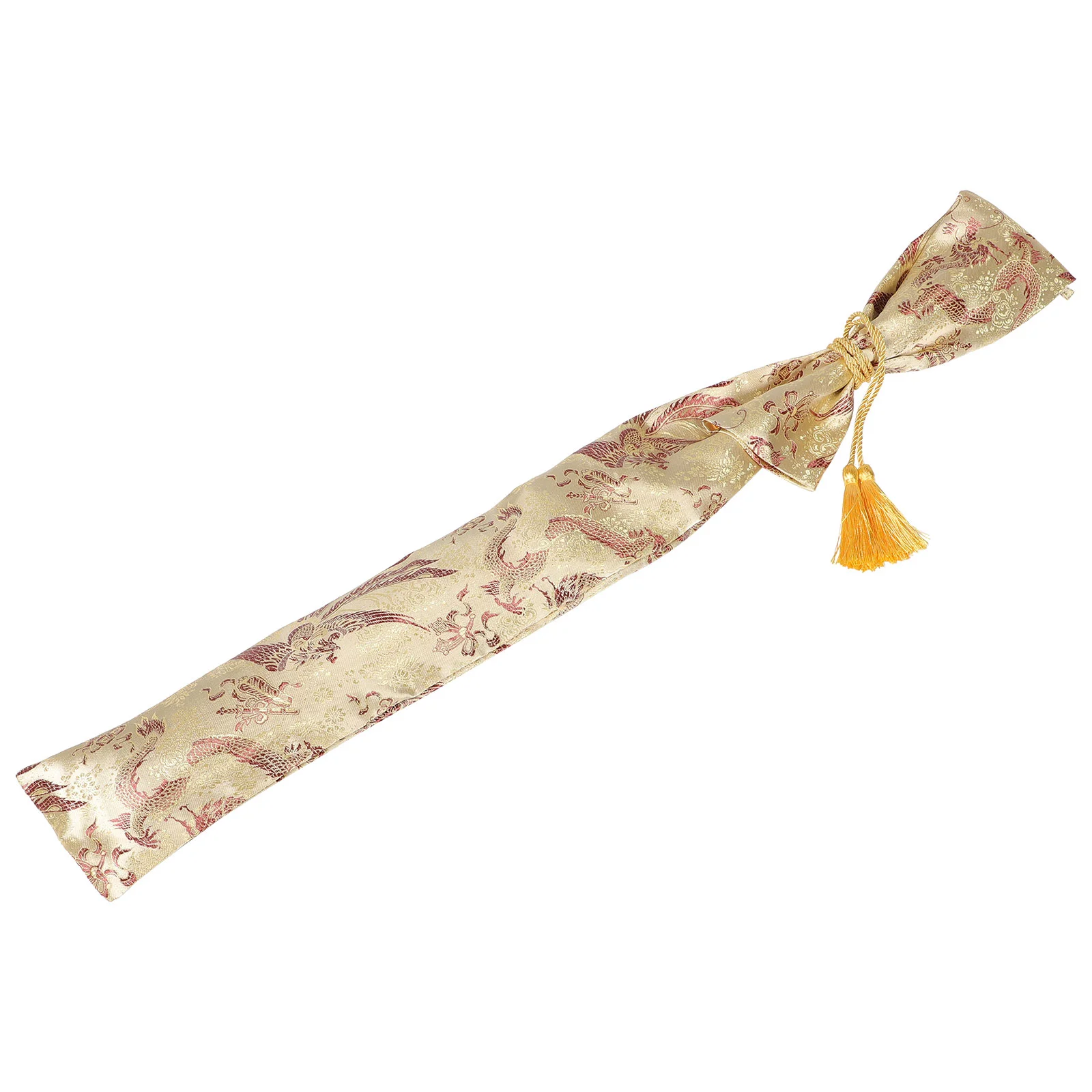 

Carrying Bag Japanese Swords Vintage Suitcase Tote Handbag The Silk with Tassel Protective Cover