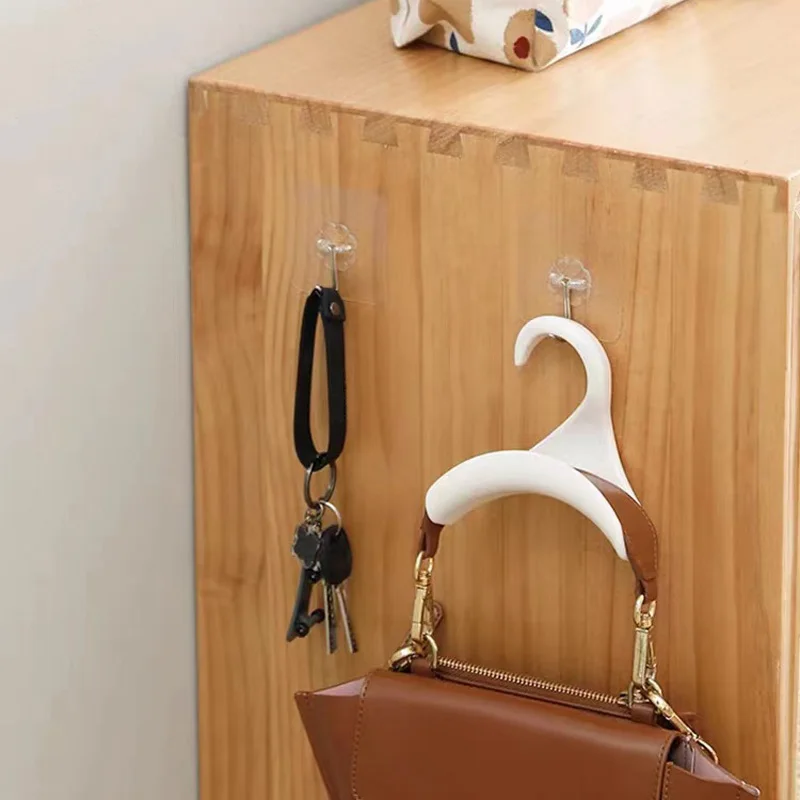 1Pcs Plastic Arched Bags Hanger Hook With Handle Reusable Multi-Purpose Handbag  Holder Wardrobe Tie Hat Scarves Storage Racks - AliExpress