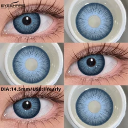Festive Green & Multifaceted Color Contact Lenses - Premium Quality (SAHARA - BLUE)