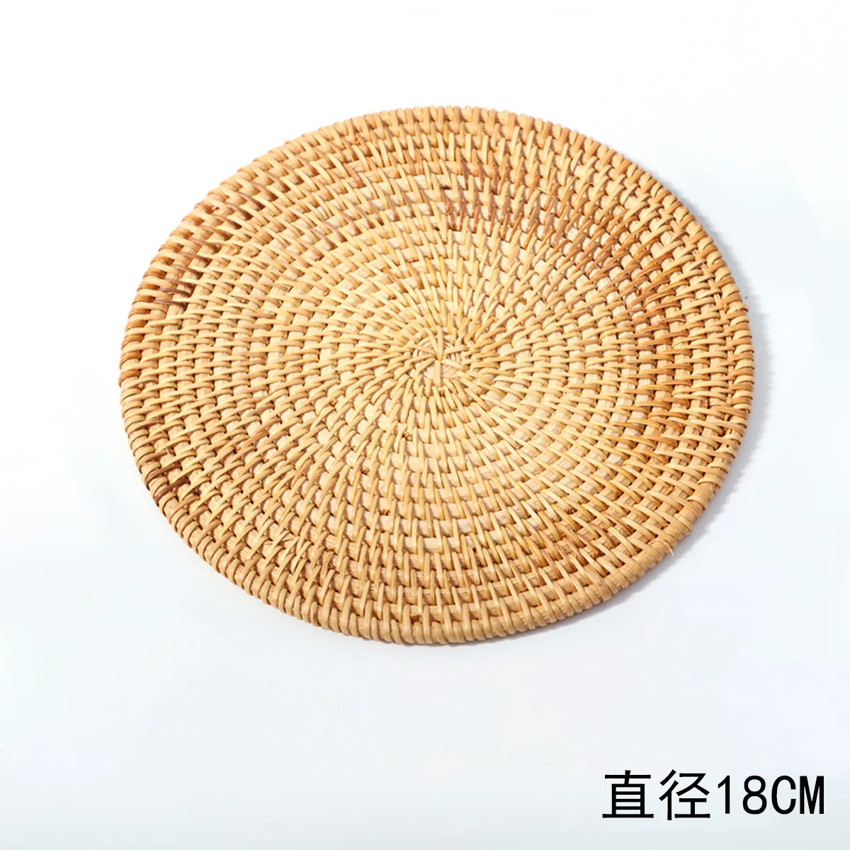 YUANGANG Rotan Onderzetters Set Weave Cup Mat Handgemaakte Rotan Onderzetter Rotan Placemat Pot Mat Met Handgemaakte Weave (13cm