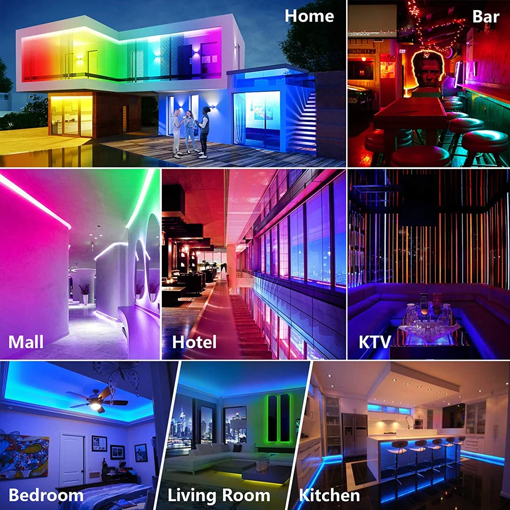 5050 2835 RGB LED Ʈ Ʈ, 5V USB  , 44 Ű ŰƮ,  0.5, 1m, 5m, LED ,    TV Ʈ