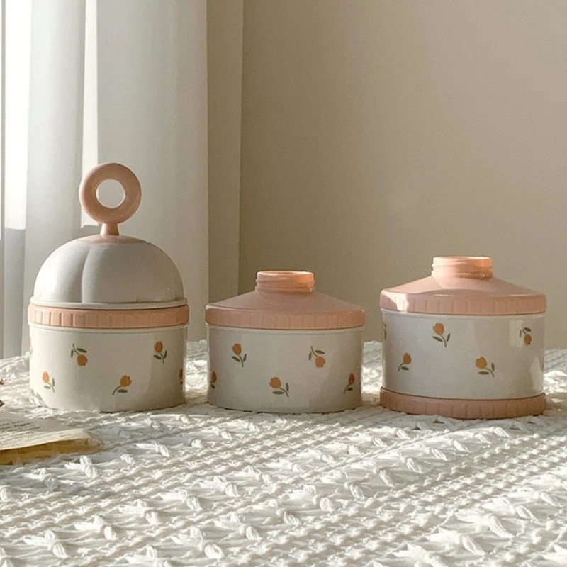 Dustproof Formula Dispenser Infant Milk Powder Box On-the-Go Case Travel Gear 066B milk powder storage box