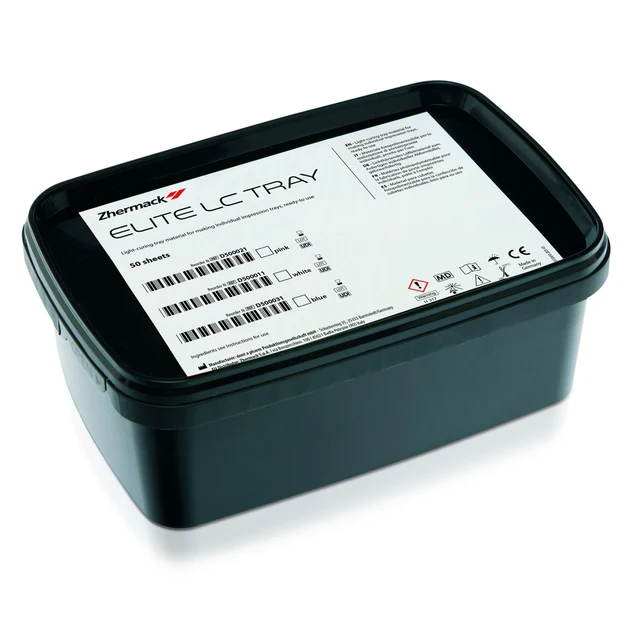 Zhermack Elite LC Tray Dental Light Curing Custom Base Plate Material