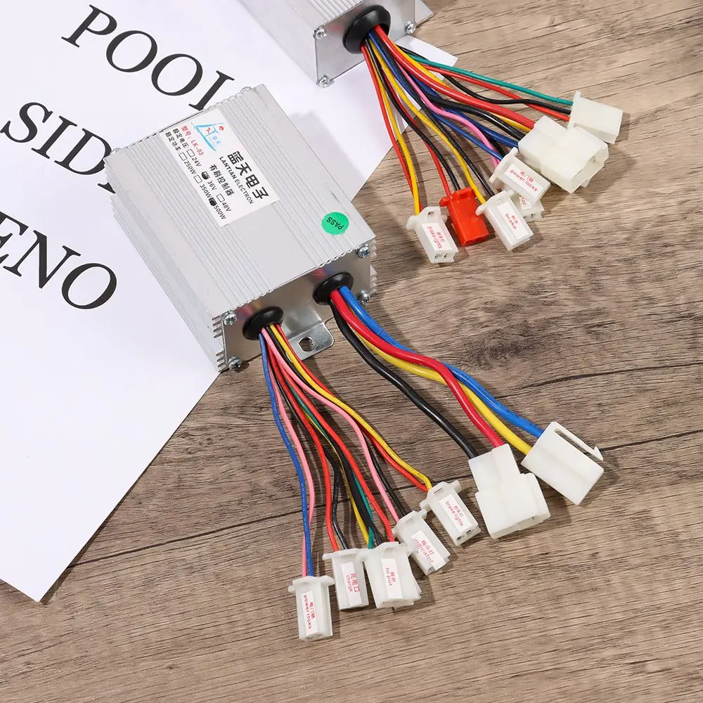 Description Picture 4 of itemDC Electric Bicycle Controller E-bike Accessories 24V/36V/48V 250W/350W/500W/800W Electric Bike Motor Brushed Controller Motor