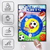 Indoor Casual Floor Games Rugby Baseball Football Sticky Ball Set Suspensibility Party Games Multiplayer Interactive Floor Toys 4