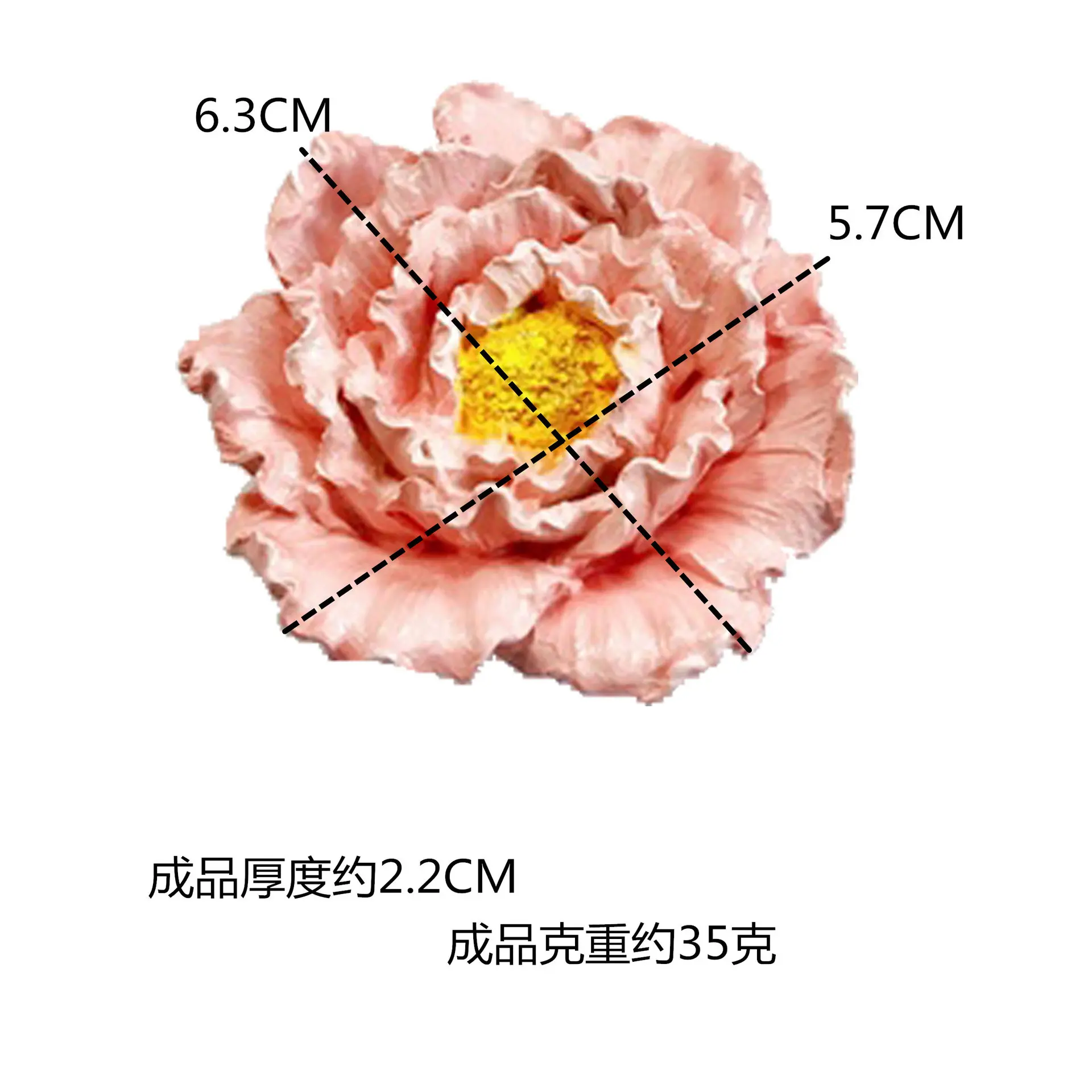 3D Peony Flower Silicone Soap Molds Candle Molds Peonies Clay Mould Silicone Jello Sugar Cake Decorating Chocolate Fondant Mold