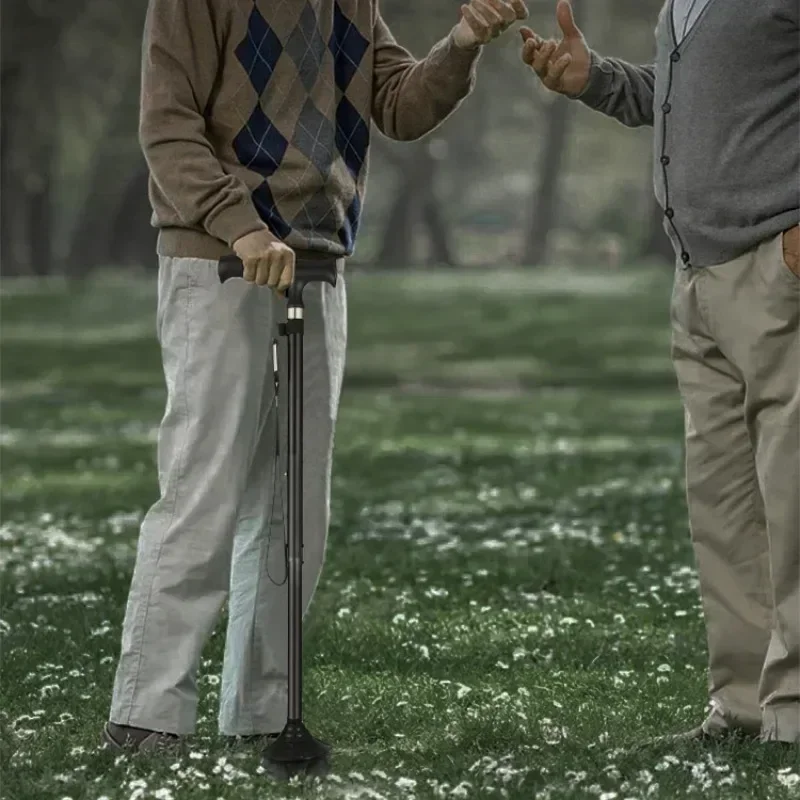 Walkers for Elderly Trekking Poles T-handle Walking Sticks for Old Man Women Ultralight Trekking Pole Hiking Climbing Canes 2