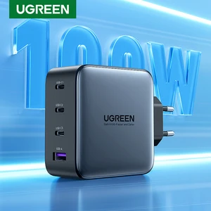 Зарядное устройство UGREEN USB Type-C, 100 Вт, GaN, для Macbook, планшетов, для iPhone, Xiaomi, PD, iPhone 13, 12, 11