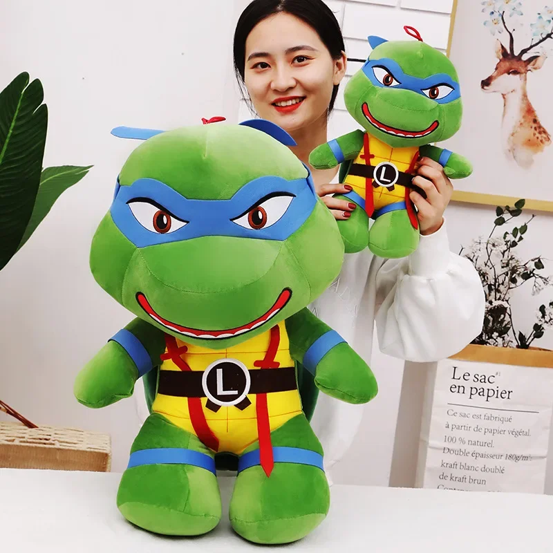 New Fashion Big Turtle Plush Toy Q Variant Era Ninja Turtle Doll