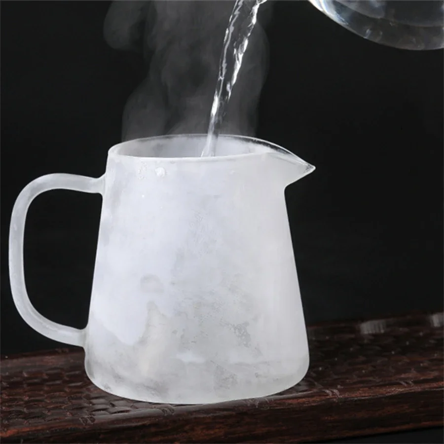 Glass Cup Coffee Glass Cup Heat Resistant Coffee Glass Cup Glass Tea Cup Glass Tea Pitcher Chinese Tea Set Glass Pitcher Coffee Pot Water Jug Heat-Resistant Cup Anti-Scalding Tasting Cup Kung Fu