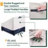 2 Pack Outdoor Chair Covers 100% Waterproof Patio Furniture Covers Protector 600D Oxford Heavy Duty Lawn Garden Furniture Cover 4