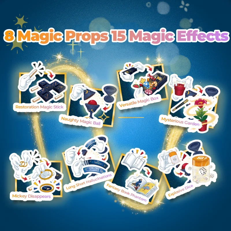 Disney Magic Tricks Kit Mickey Mouse Puzzle Simple Magic Prop