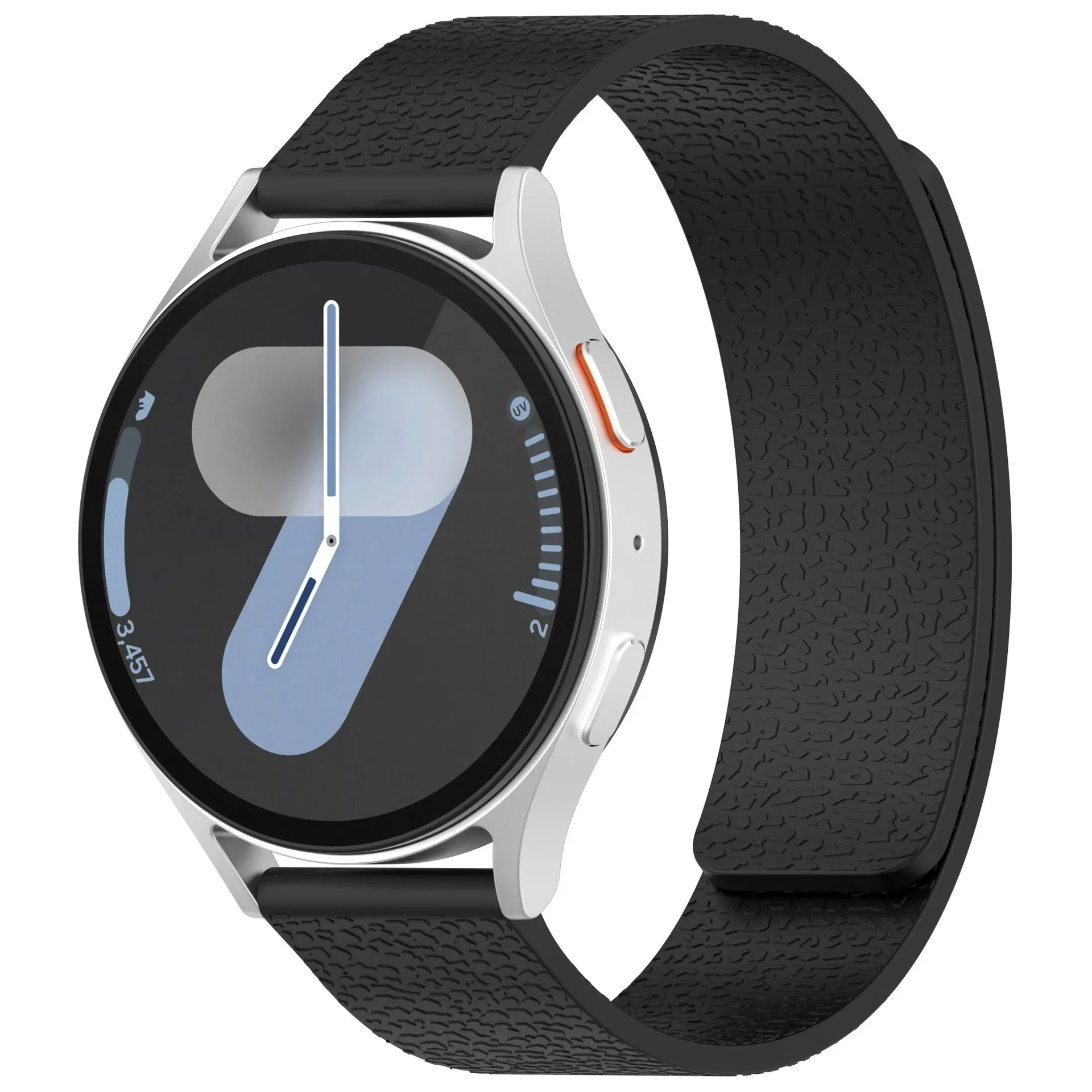 Silicone Magnetic Loop Strap - Versatile Sizes 18mm/20mm/22mm
