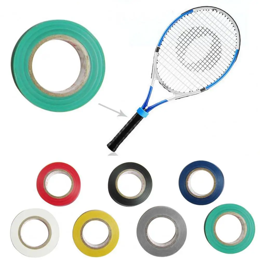 5Pcs Badminton Racket Tennis Racket Sealing Tape Sun Protection Self-adhesive Sweatband Hand Glue Head Sticker 5pcs jusenda tennis overgrip original badminton hand glue non slip racket overgrip badminton tennis beach racket sweatband