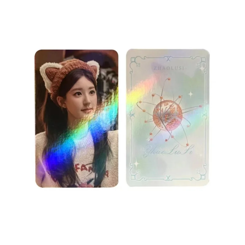 KPOP Twice Laser Card Mini 13 Album With YOU-th Album LOMO Card Double-sided Photo MOMO NAYEON MISAMO Postcard 50pcs/set album cards,lomo cards,bookmark postcard