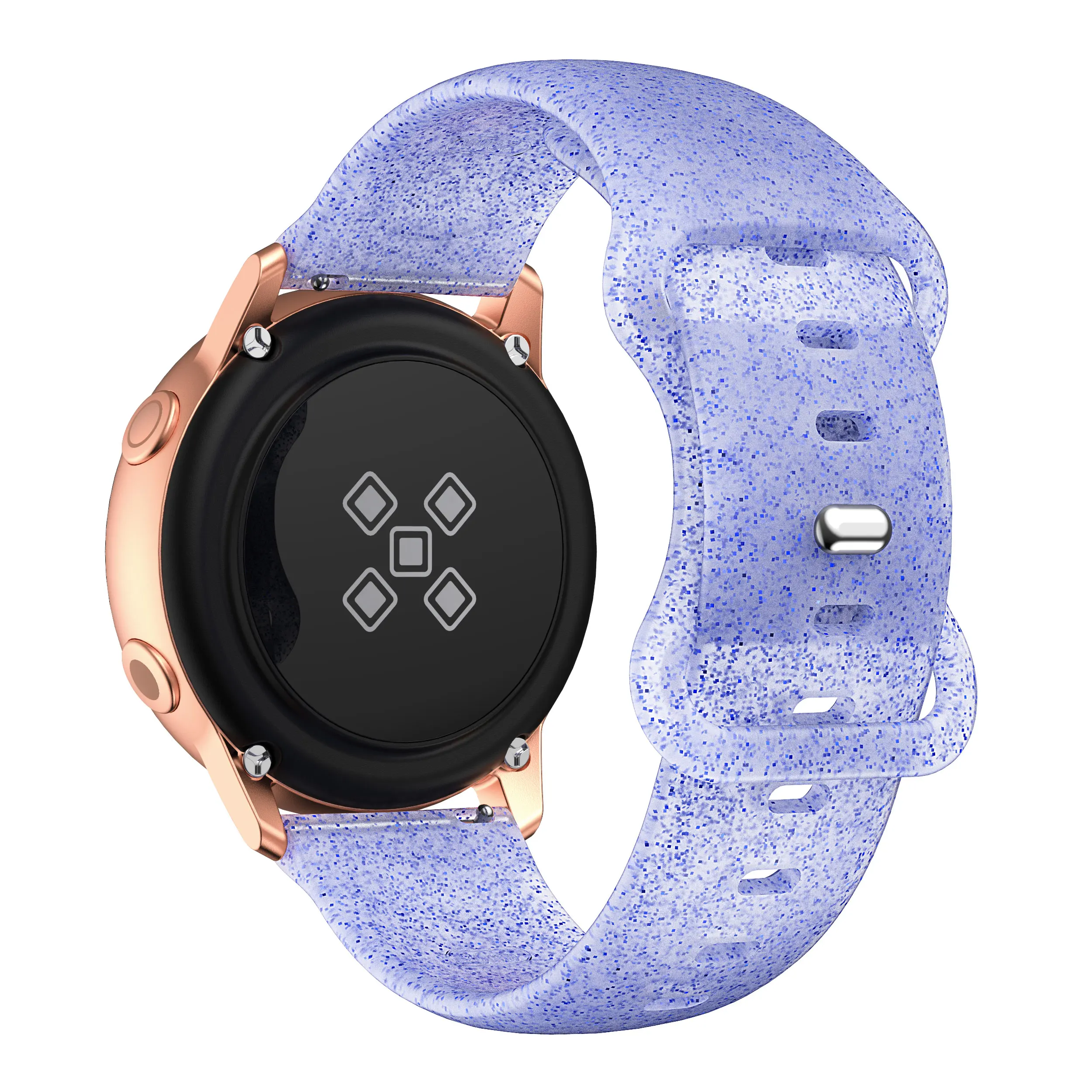 Luminous Glow Silicone Sport Wristband Bracelet, 20mm Strap