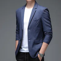 2024 High Quality Fashion Handsome Thin Spring and Autumn Style All Fashion Business Casual Single Suit Jacket  M-4XL 1