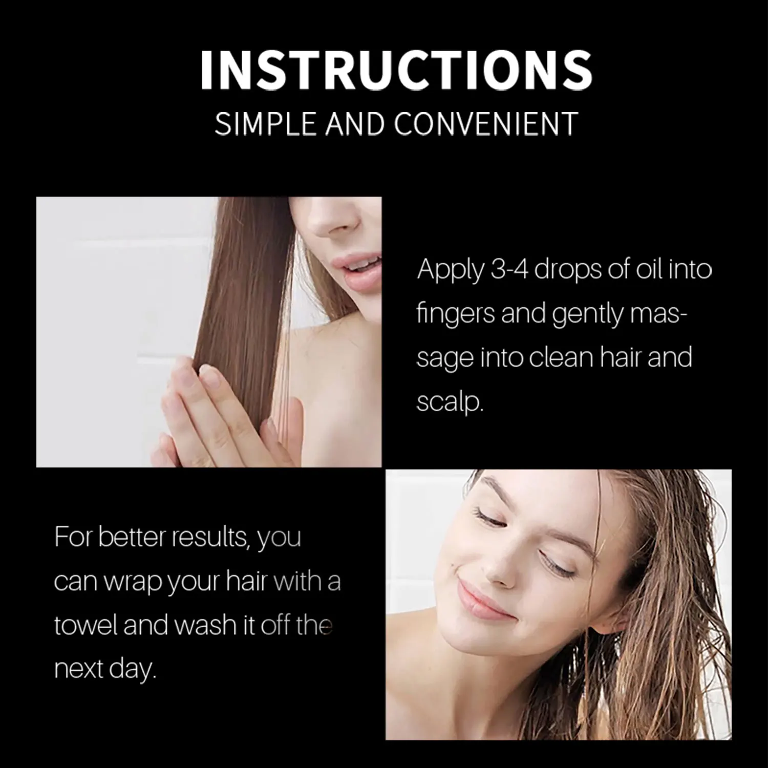 50ML Organic Black Rice Water Spray Naturally Enhances Moisturizing And Thickening, Suitable For Dry And Damaged Hair Types