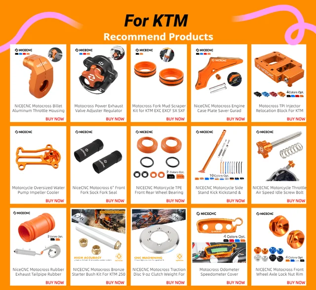 Ktm Grab Handle NICECNC Orange Handguards Compatible With