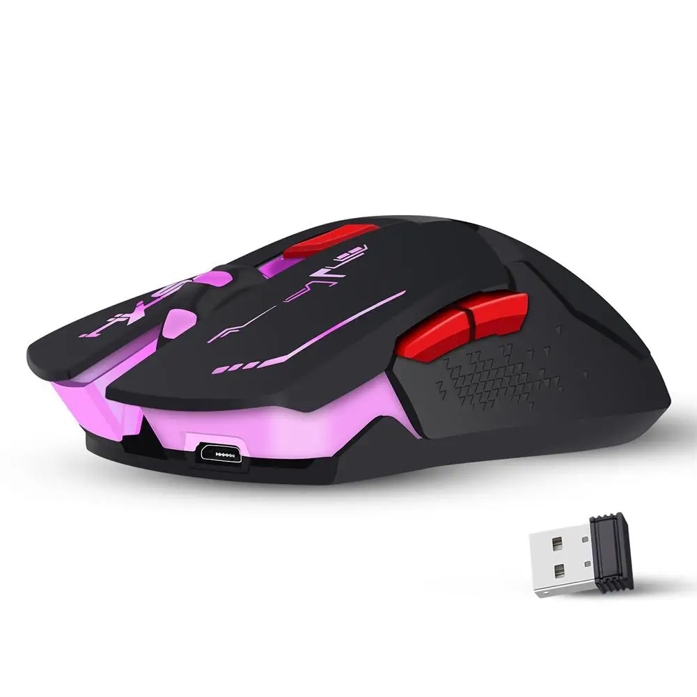 usb wireless mouse 2.4G Wireless Mouse RGB Rechargeable Mouse Wireless Computer Silent Mause LED Backlit Ergonomic Gaming Mouse For Laptop PC led gaming mouse