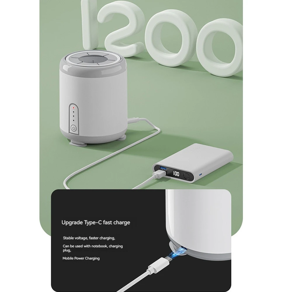 Baby Bottle Shaker Milk Blender Feeding Portable Shaking Machine Household Home Babycare USB Charging Wide Application