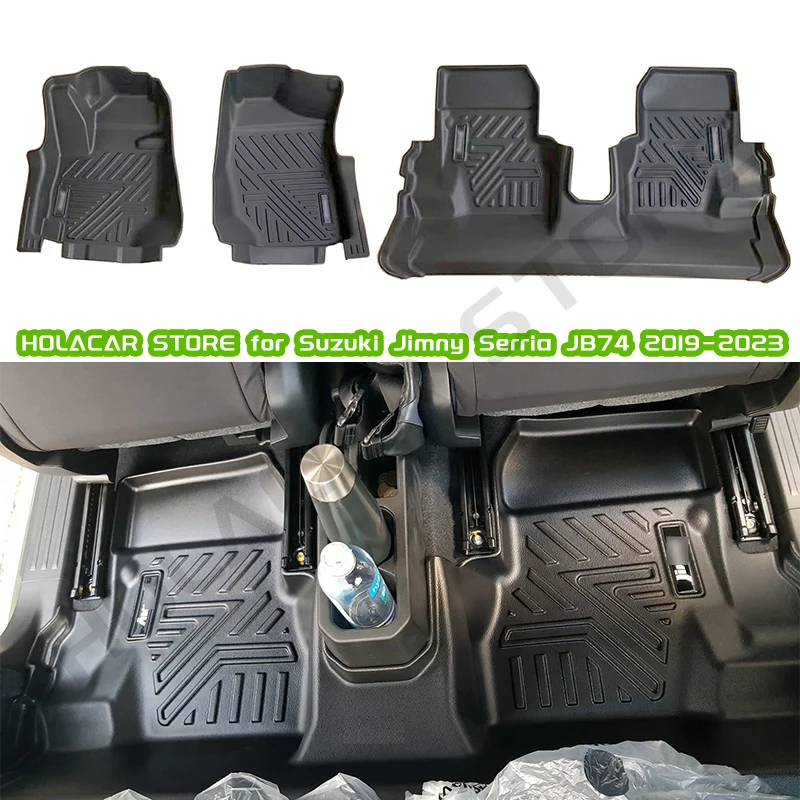 Car Floor Mats 5D TPE LHD Auto Manual Transmission Carpet Cover Foot Pads for Suzuki Jimny JB64
