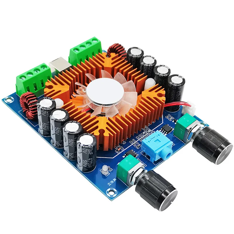 

TDA7850 Car Mounted Four Channel Digital Amplifier Board 4 * 50W Dual Stereo Dual Bass Audio Amplification Module