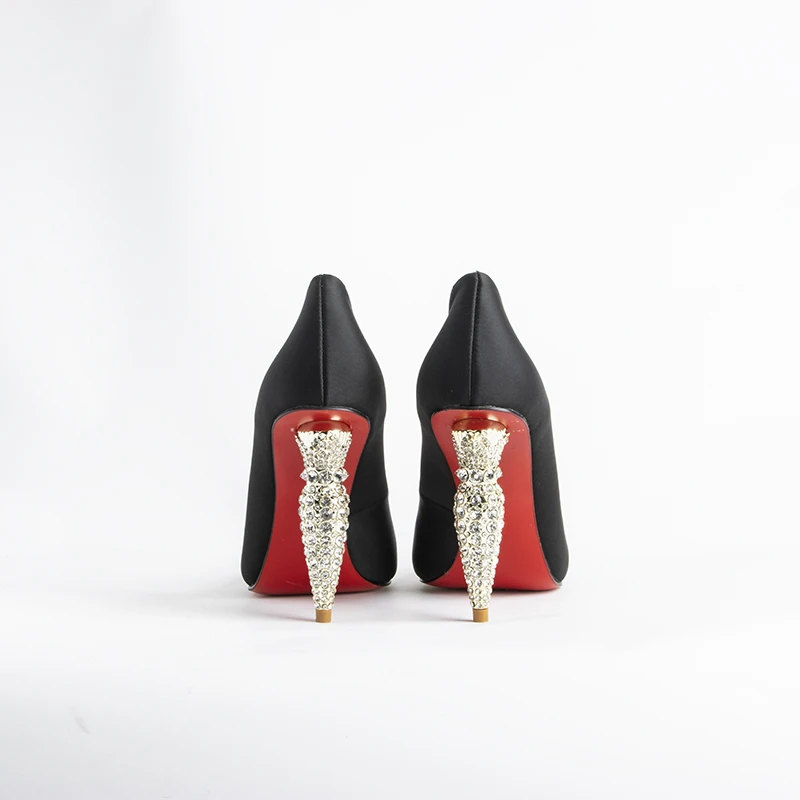 Wedding Pumps Shoes for Women Bride Stiletto Red Bottoms Pointed toe Ladies  High Heels Paris Luxury Designer Brand High Quality - AliExpress