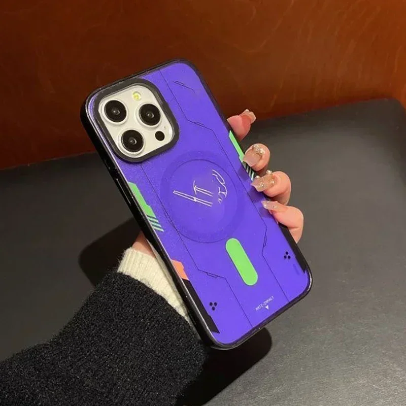 2.0 Acrylic Mecha iPhone 11 12 13 14 15 Pro Max Case - Protective iPhone Case with MagSafe