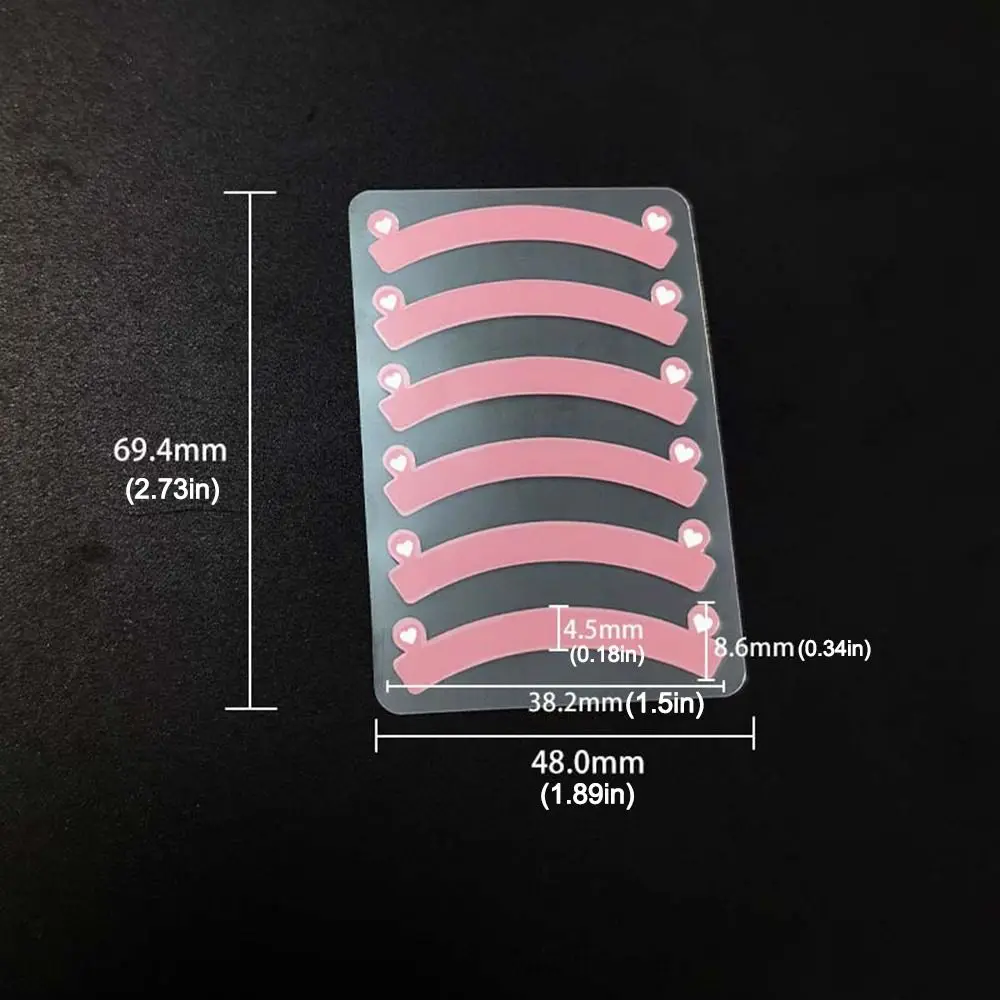 3 Pairs Silicone Eyelash Perm Pads Reusable Eyelash Extension Sticky Lashes Rods 3D Curler Accessories Applicator Tools