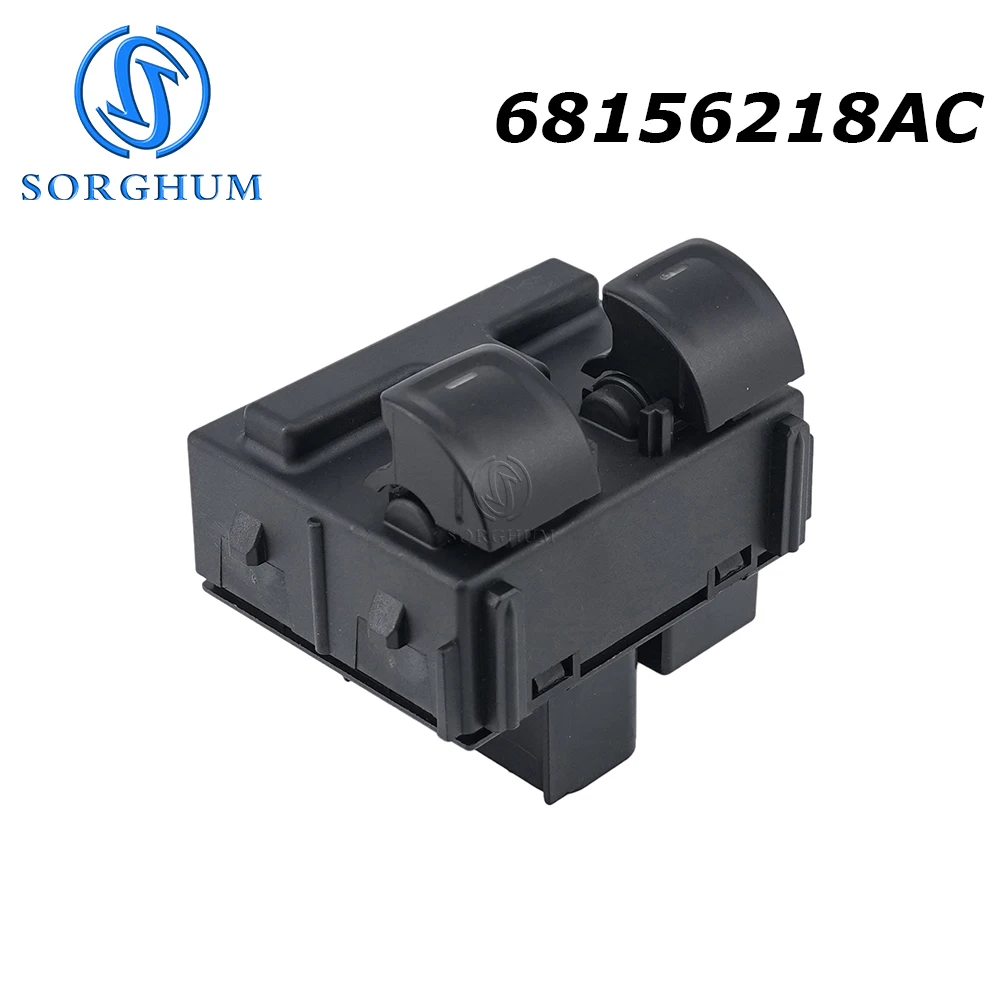 SORGHUM 68156218 AC Auto Power Fensterheber Master Schalter Taste Für Jeep Wrangler JK 2 Tür 2013 2014 2015-2017 auto zubehör